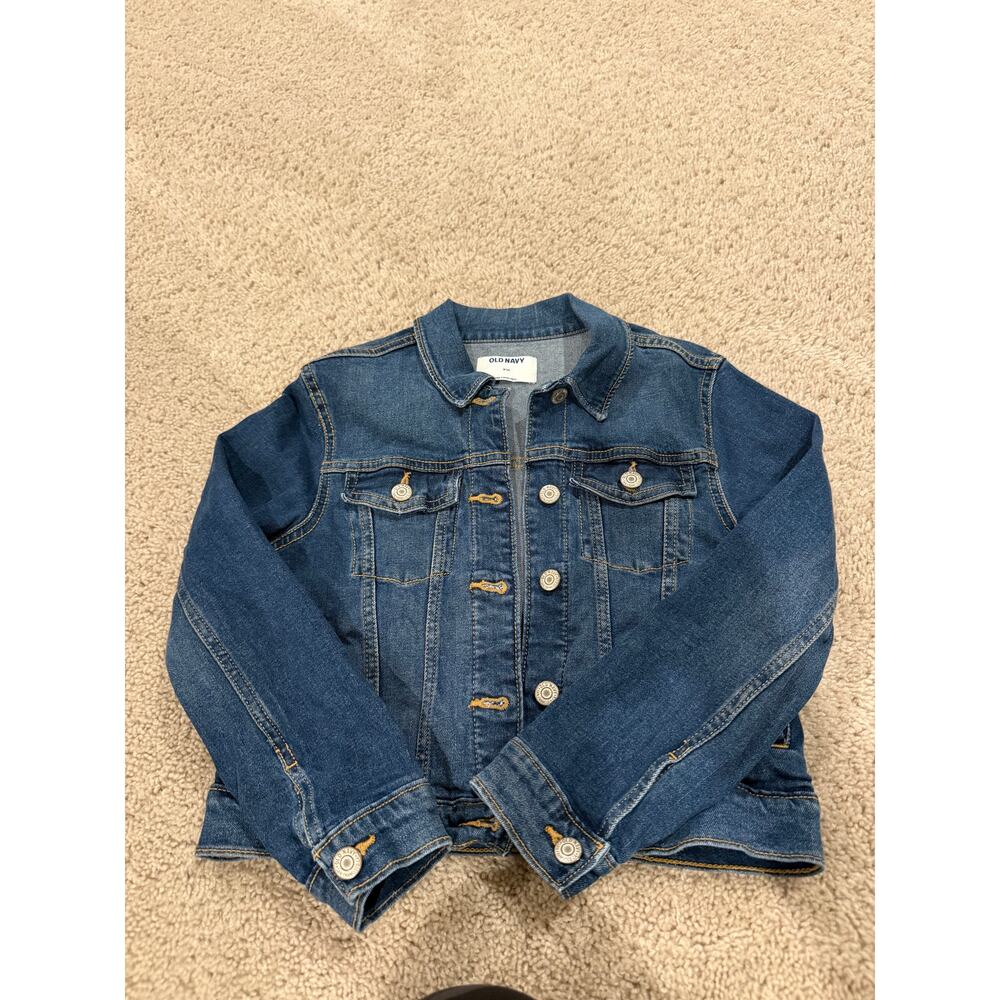 Girls Old Navy Denim Jacket-M/8 medium blue